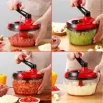 Best Quality Manual chopper, hand chopper for onion, vegetables, garlic and other items for kitchen, best kitchen gadget - Image 3